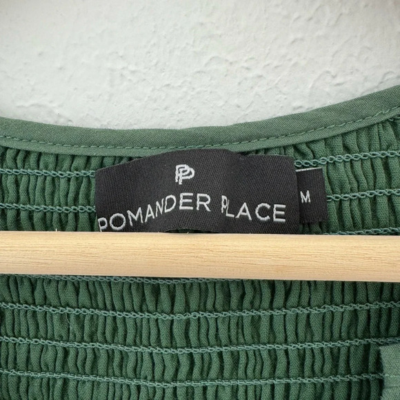 POMANDER PLACE Jaguar Green Ceci Dress - Picture 7 of 9